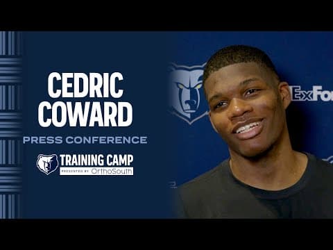 Cedric Coward | 2025 Memphis Grizzlies Training Camp Media Availability