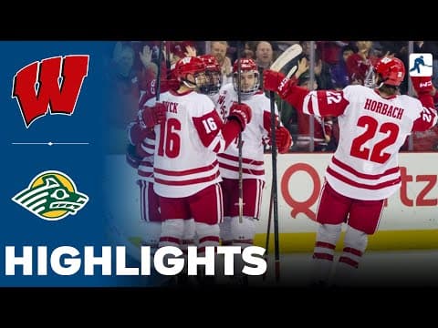 Wisconsin vs Alaska Anchorage | NCAA College Hockey | Highlights - January 10, 2026