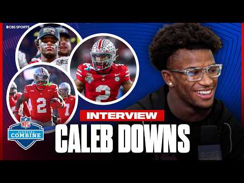 Caleb Downs on transferring from Alabama to Ohio State, being a Top-5 pick, names the safety GOATs