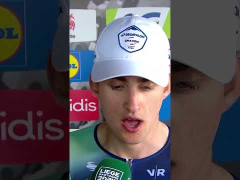 “Pretty good!” 👏 Paul Seixas impresses on his debut in Liège 🇧🇪