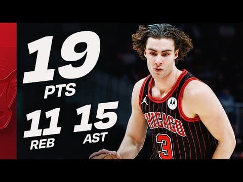 Josh Giddey Recorded The Fastest Triple-Double In Bulls History (20:20 MIN) | December 23, 2025