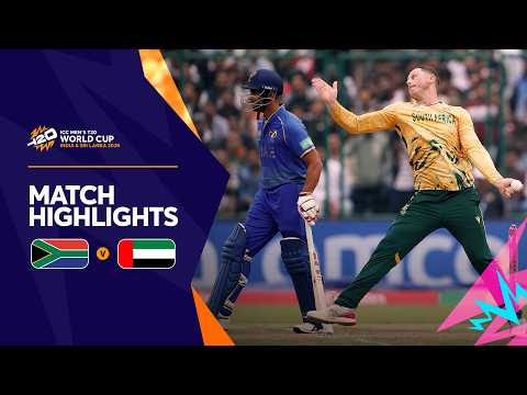 South Africa v UAE | Match Highlights | Men's T20 World Cup 2026