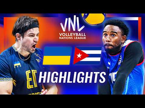 Ukraine 🇺🇦 vs. Cuba 🇨🇺 - Highlights | Week 1 | Men's VNL 2026