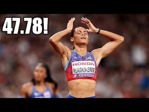 What Sydney McLaughlin-Levrone Just Did Is Historic! || Women's 400 Final - 2025 World Champs