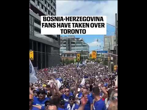 WHAT A CROWD 😱 (via @BosniaNTBall/X)