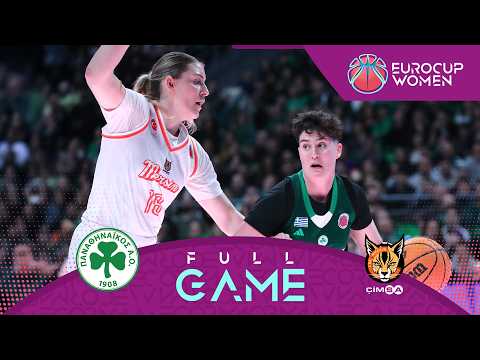 LIVE - Panathinaikos A.C. v ÇİMSA ÇBK MERSİN | EuroCup Women 2025-26 | Quarter-Finals