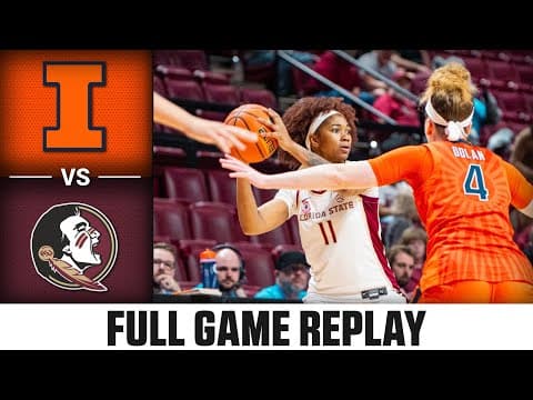 Illinois vs. Florida State Full Game Replay | 2025-26 ACC Women's Basketball
