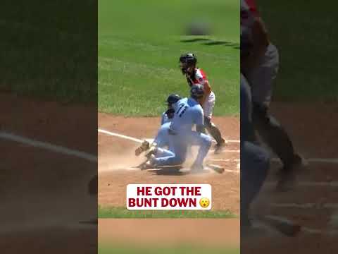 One of the best squeeze plays of all time 😲