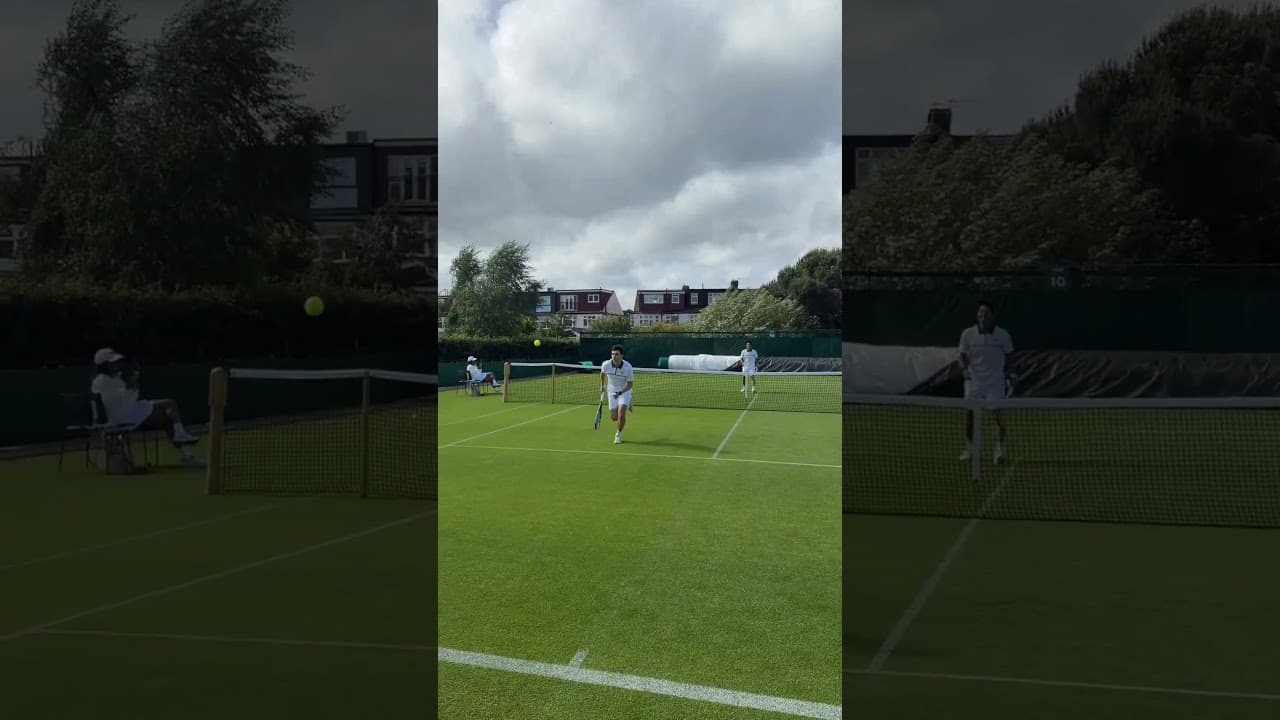 Crazy trick shot on grass 🤯