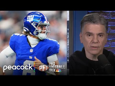 How Giants starting Jaxson Dart reflects on Brian Daboll, Schoen | Pro Football Talk | NFL on NBC