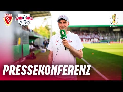 „Es ist ein K.O.-Spiel" | PK vor Energie Cottbus - RB Leipzig mit Ole Werner | DFB-Pokal 2. Runde