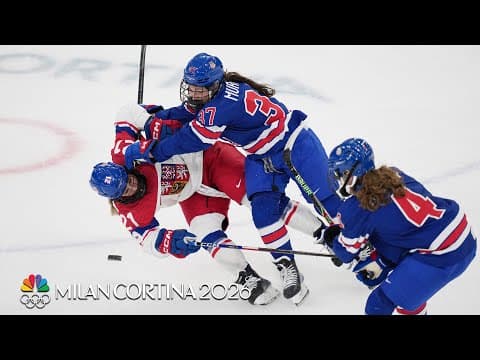 Team USA women's hockey THRASHES Czechia to claim opening win | Winter Olympics 2026 | NBC Sports
