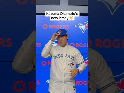 Welcome to the Toronto Blue Jays, Kazuma Okamoto 🤝 #MLB #BlueJays #Toronto #Japan