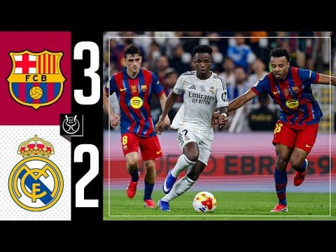 HIGHLIGHTS | Barcelona 3-2 Real Madrid | Spanish Super Cup
