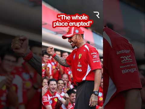 Hamilton's 1st Ferrari win - how F1 reacted 🏆