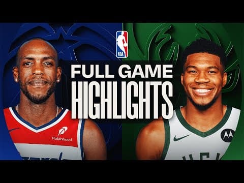 WIZARDS at BUCKS | FULL GAME HIGHLIGHTS | October 22, 2025