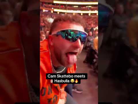 Cam Skattebo 🤝 Hasbulla #UFC322