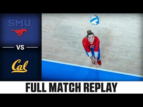 SMU vs. Cal Full Match Replay | 2025 ACC Volleyball