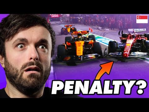 Our Reaction to Practice for the Singapore Grand Prix