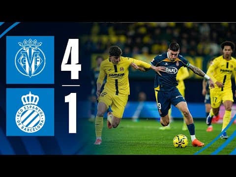 ⚽ RESUM J23 | Villarreal 4-1 Espanyol | #LaLigaHighlights