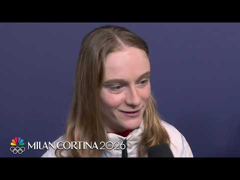 Corinne Stoddard: 'I skated like myself' in 1500m bronze | Winter Olympics 2026 | NBC Sports
