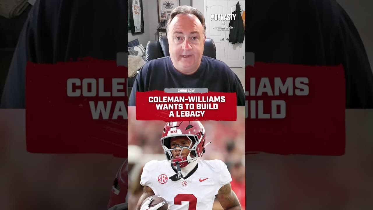 Why Did Ryan Coleman-Williams Choose To Stay at Alabama?