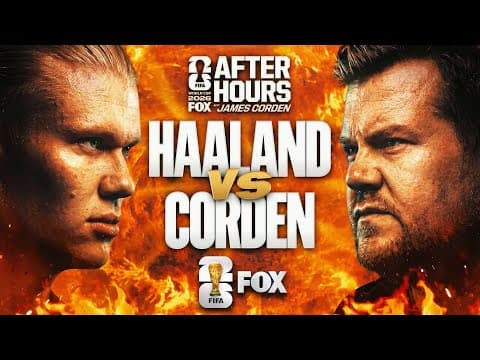 Erling Haaland Isn't Just Great At Scoring Goals 👀 Norway's Star Takes On James Corden