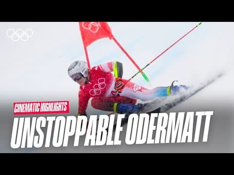 First Olympics, First Gold🎿🇨🇭 | Men's Giant Slalom at Beijing 2022 | Cinematic Highlights