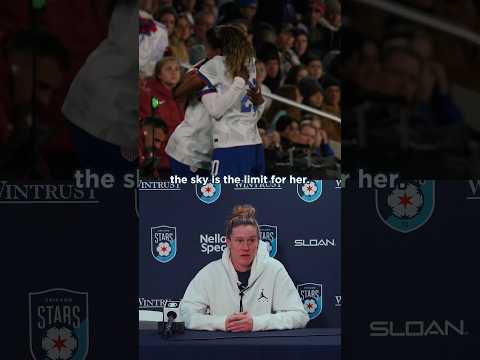 Humble heart. Sky is the limit. Alyssa on Meese as she reps the USWNT 🩵🌟 #chicago #soccer #uswnt