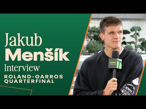 Jakub Mensik on Breaking through to First Ever Slam Semifinal | 2026 Roland Garros