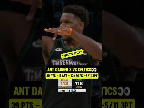 Antman was COOKING vs Celtics🤯