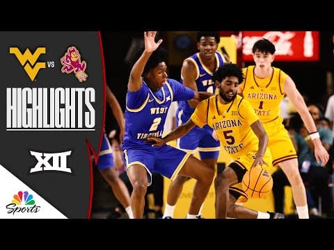 West Virginia vs. Arizona State | COLLEGE BASKETBALL HIGHLIGHTS | 1/21/26 | NBC Sports