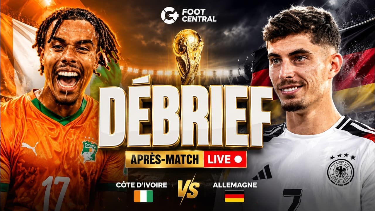 🇨🇮 Côte d’Ivoire 🆚 Allemagne 🇩🇪 (1-2) | Les ÉLÉPHANTS Ont Craqué 