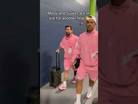 Messi and Suárez for @LeaguesCup final😤