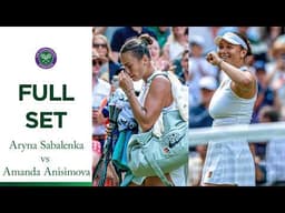 Unforgettable Semi-final Scenes! Aryna Sabalenka vs Amanda Anisimova full final set replay