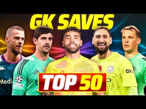 50 Best Goalkeeper Saves Of The Year 2025