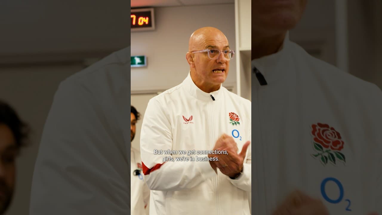 Grand Slam half-time advice from John Mitchell 🌹| @o@o2ukofficial #WearTheRose