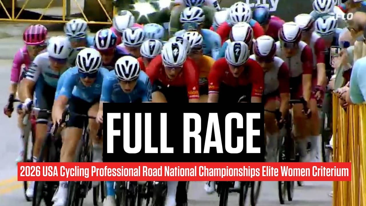 Replay: 2026 USA Cycling Pro Road Nationals - Elite Women's Criterium