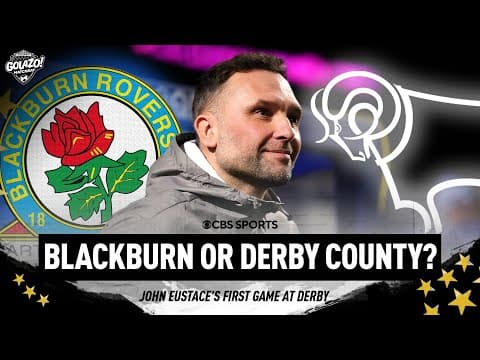 Derby County suffer BIG loss after John Eustace's appointment from Blackburn Rovers | Matchday