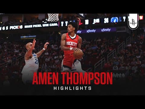 Amen Thompson (14 points) Highlights vs. Minnesota Timberwolves