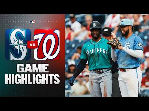 Mariners vs. Nationals Game Highlights (6/13/26) | MLB Highlights