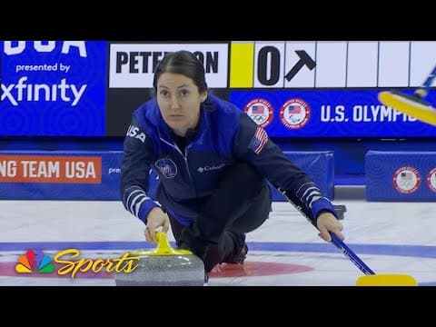 Team Peterson SECURE series win over Team Cousins at U.S. Olympic Curling Trials | NBC Sports