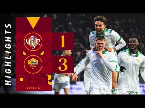CREMONESE 1-3 ROMA | SERIE A HIGHLIGHTS 2025-26