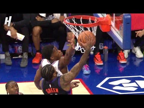 VJ Edgecombe BLOCKS Jalen Green Alley-Oop Dunk 🤯