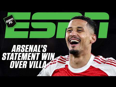 Arsenal-Aston Villa REACTION 🗣️ Frank Leboeuf says he's NOT CONVINCED despite big win 😳 | ESPN FC