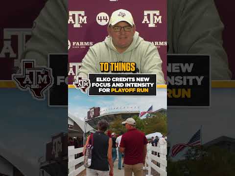 Time for A&M to shock the world? 👀🏈 #TAMU #MikeElko #CFP #CFB