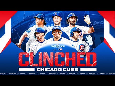 HEY OCTOBER, WHADDYA SAY?! The Cubs punch a ticket to the Postseason 🐻 (Road to October)