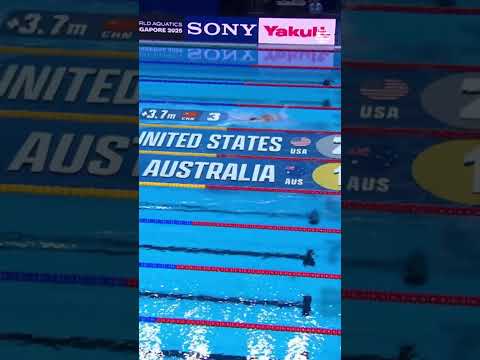 Mollie O'Callaghan Wins the Gold Medal for Australia #MollieOCallaghan #goldmedal #swim #Australia