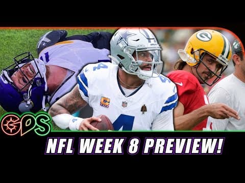 Vikings are in TROUBLE: NFL Week 8 Preview
