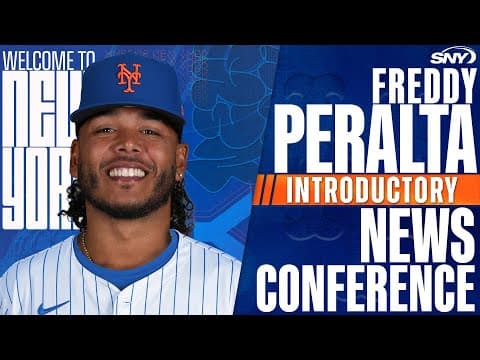 Freddy Peralta on new Mets teammates and potential contract extension